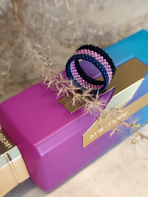 Prstýnek Pink & Navy — foto 6