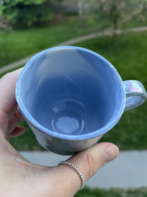 Hrnek Modrý perleťový — foto 4