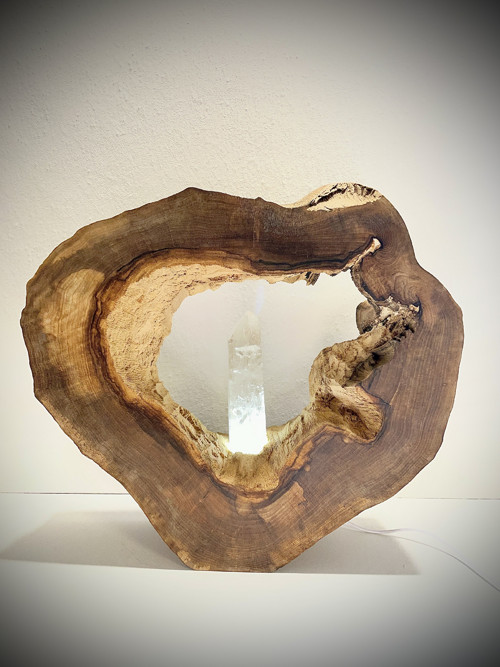 Lampa z ořechu — foto 2