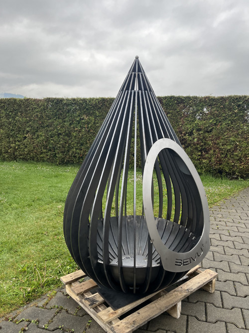 Designové ohniště kapka — foto 4
