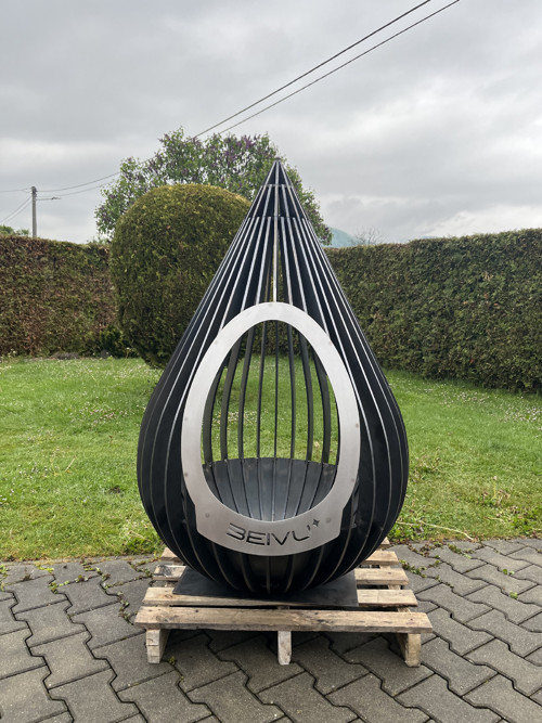 Designové ohniště kapka — foto 3
