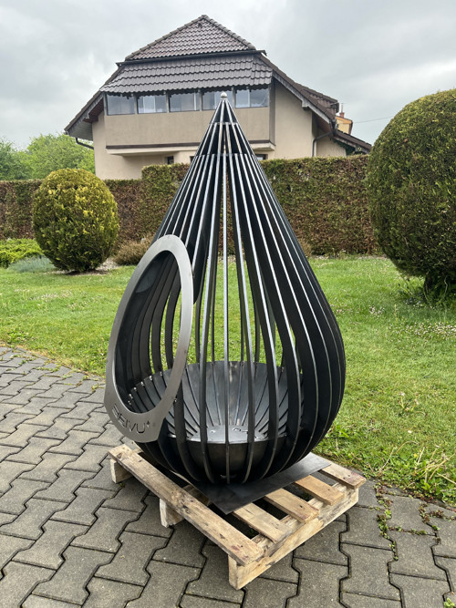Designové ohniště kapka — foto 2