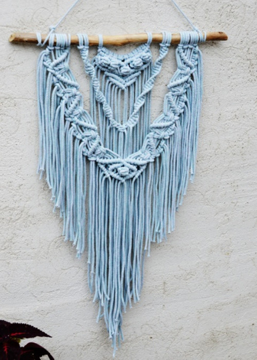 Macramé MINT-GREY XL — foto 4