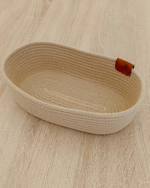 Šitá miska oválná - karamel — foto 3