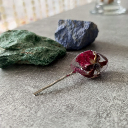 Sponka do vlasů růžička — foto 3