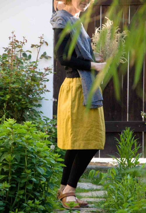 SUKNĚ mustard — foto 2