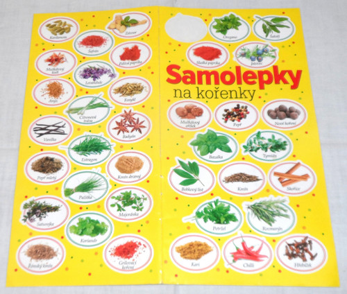 Samolepící ŠTÍTKY na kořenky — foto 2