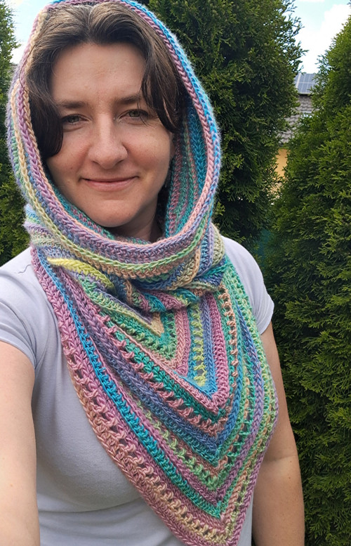 ​Ručně háčkovaná kapucošála "Elain" – limitka — foto 3