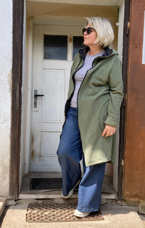 Mikina khaki zelená — foto 2