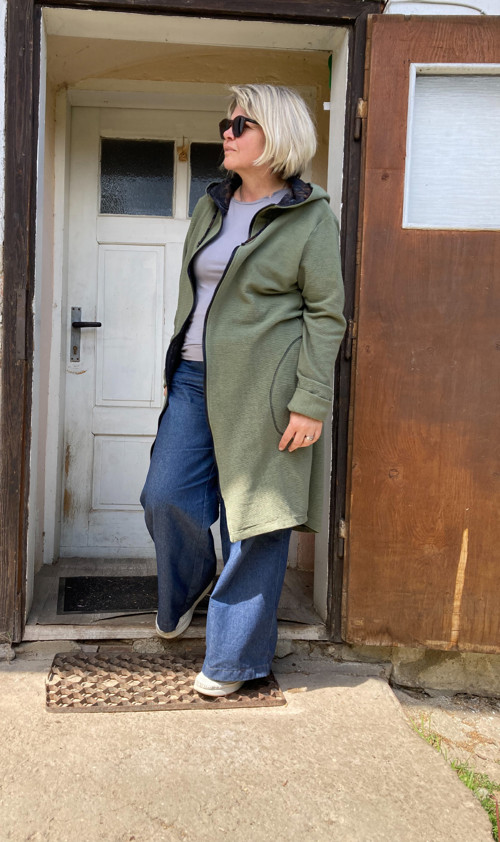 Mikina khaki zelená — foto 3