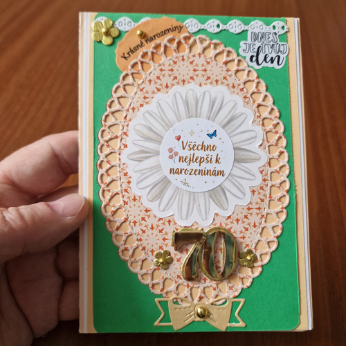 Srdečné přání s kopretinou 70 — foto 3