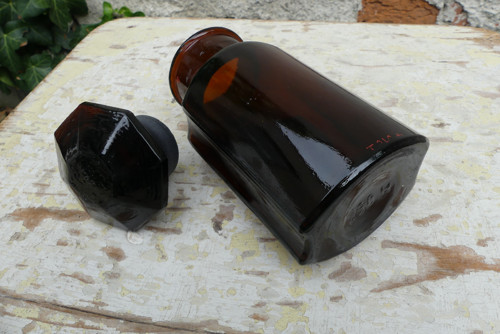 Zinc. Sulfuric....lékárenská lahev — foto 6