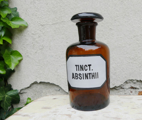 Tinct. Absinthii...lékárenská lahev — foto 2