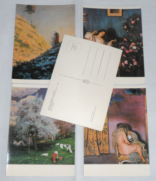 5x čistá POHLEDNICE umělecká • Max Švabinský — foto 2