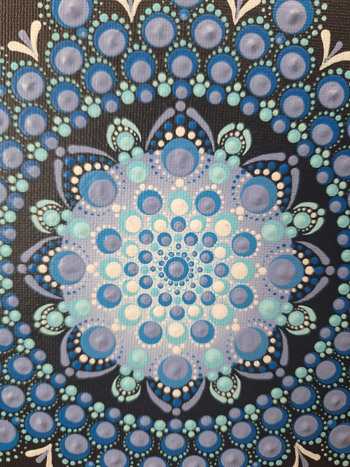 Modrá mandala — foto 2