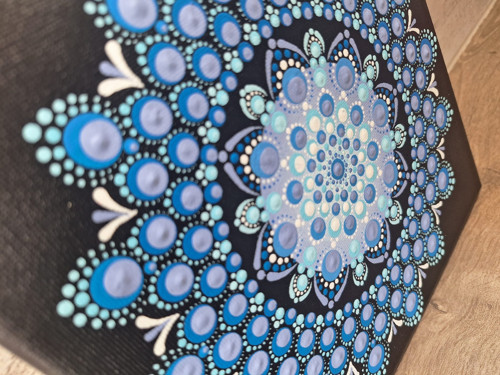 Modrá mandala — foto 3