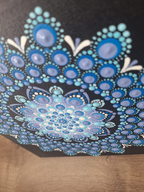 Modrá mandala — foto 4