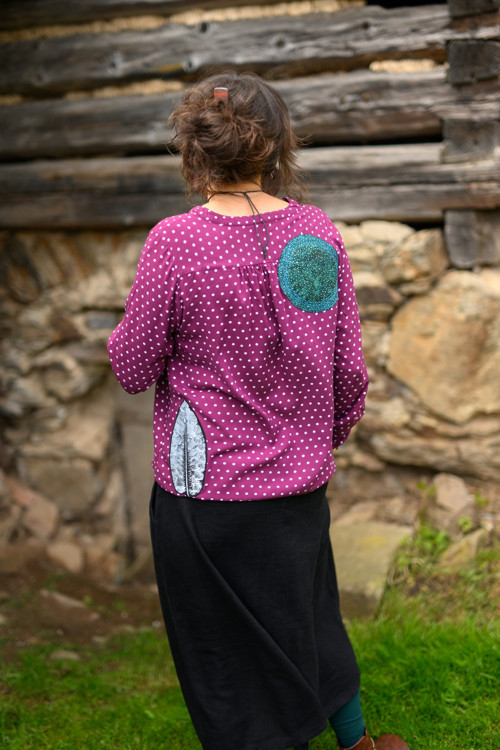 Listy, puntík, magenta ... — foto 3