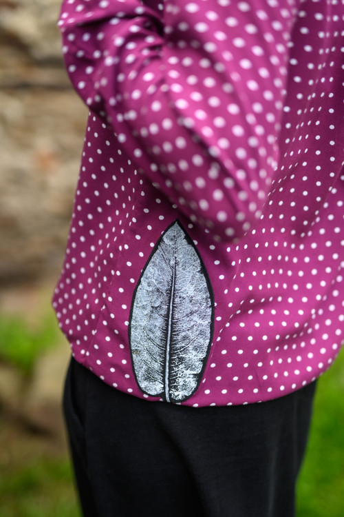 Listy, puntík, magenta ... — foto 6