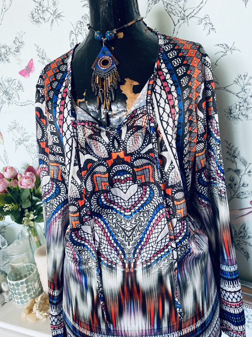 Tunika boho aztécká — foto 3