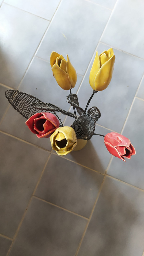 Keramický tulipán — foto 2