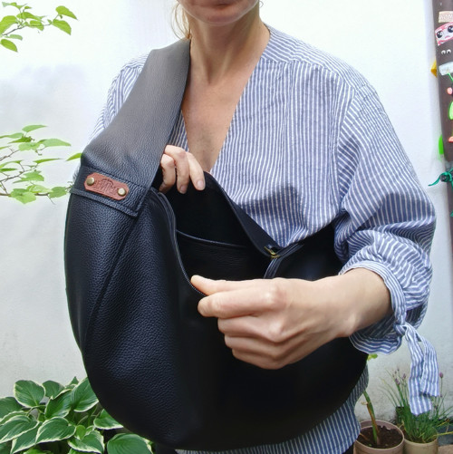 BOHO BLACK Bag - leather — foto 5