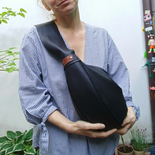 BOHO BLACK Bag - leather — foto 3