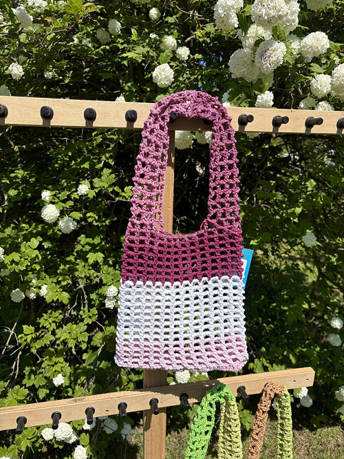 Háčkovaná síťovka - mesh bag — foto 2