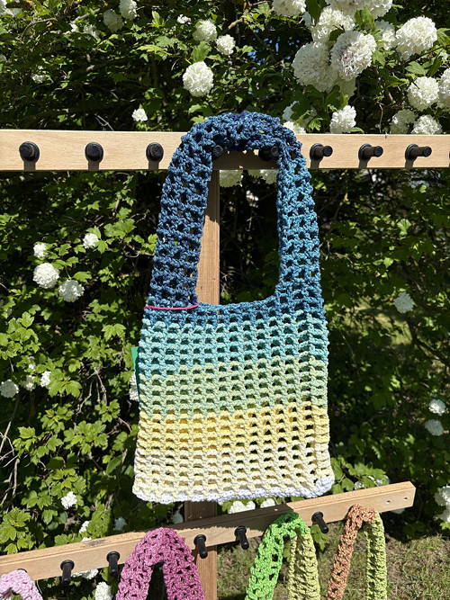 Háčkovaná síťovka - mesh bag — foto 2