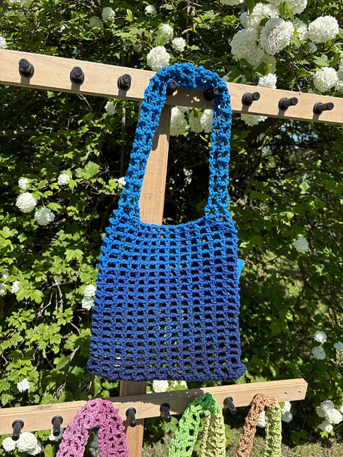 Háčkovaná síťovka - mesh bag — foto 2