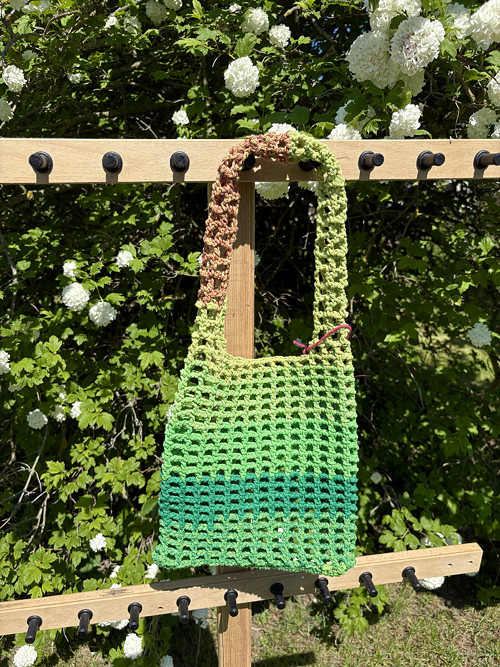 Háčkovaná síťovka - mesh bag — foto 2