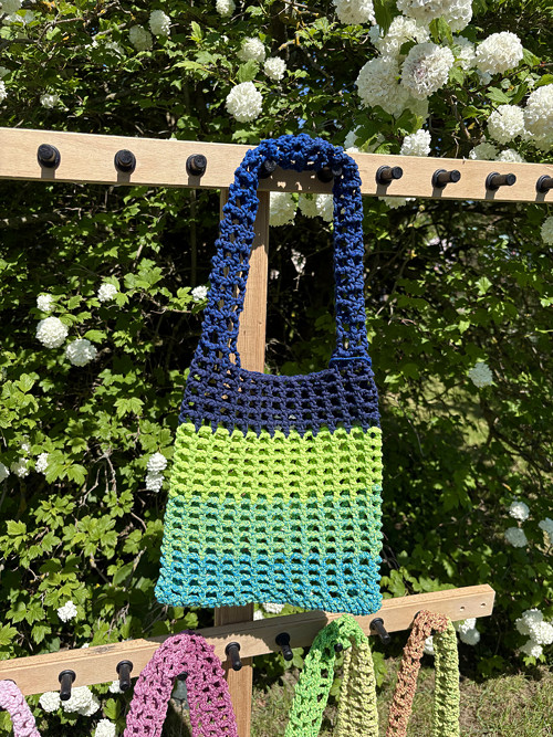 Háčkovaná síťovka - mesh bag — foto 2
