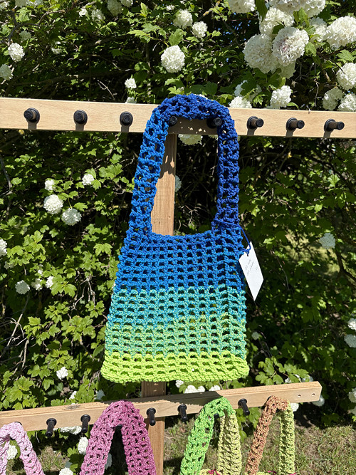 Háčkovaná síťovka - mesh bag — foto 2