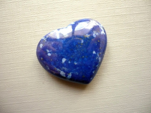 Srdíčko - lapis lazuli 28 mm, č.5f — foto 2