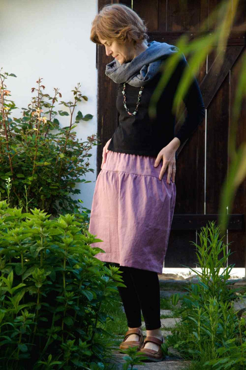 SUKNĚ mauve — foto 6