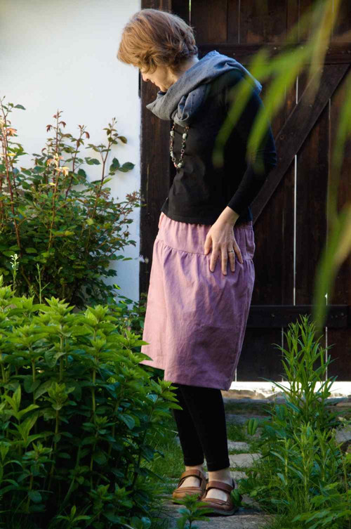 SUKNĚ mauve — foto 4