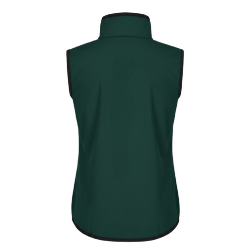 Softshell vesta s fleecem tmavě zelená — foto 2