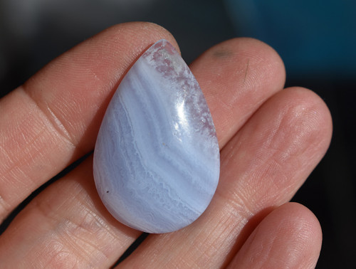 Modrý chalcedon — foto 3