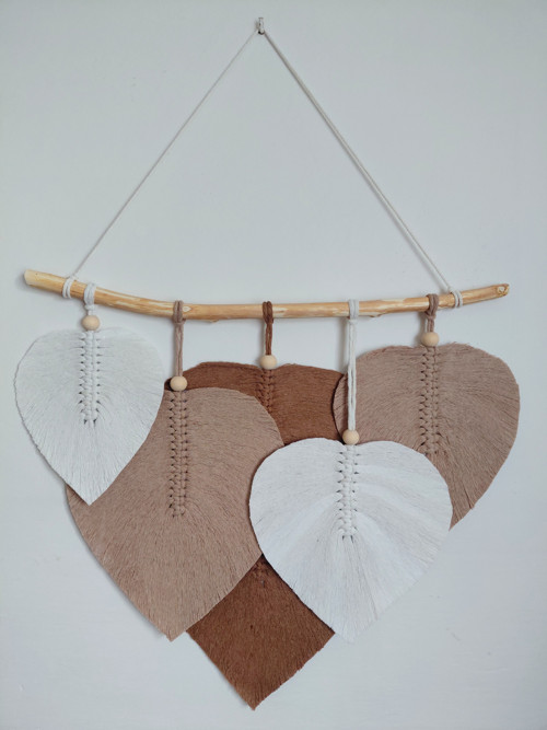 Dekorace Macramé listy 5 — foto 3