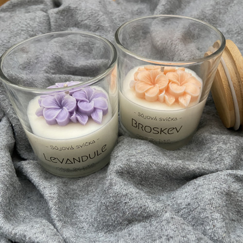 Sójová svíčka Pomněnka — foto 2