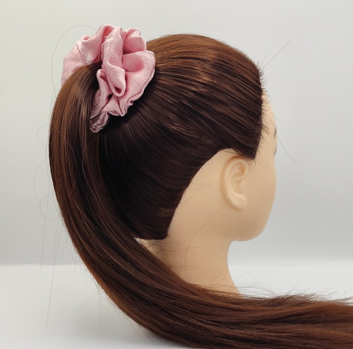 Scrunchie gumička růžová L - klasik — foto 2