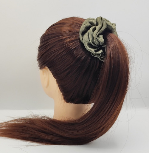 Scrunchie gumička zelená Dion L - klasik — foto 2