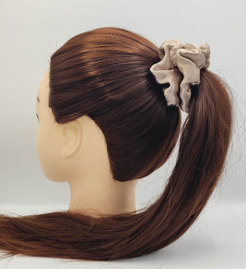 Scrunchie gumička béžová Dion L — foto 2