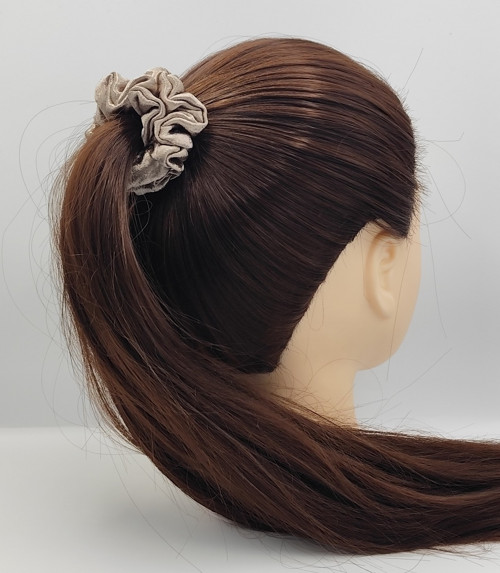 Scrunchie gumička béžová Dion S — foto 2