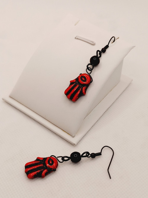 Náušnice Hamsa Beads — foto 3