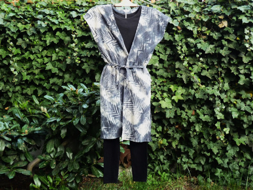 Letní kimono - šedobéžová — foto 6