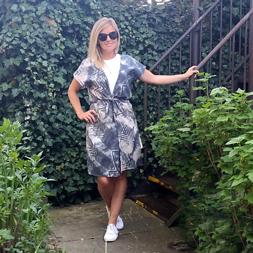 Letní kimono - šedobéžová — foto 5