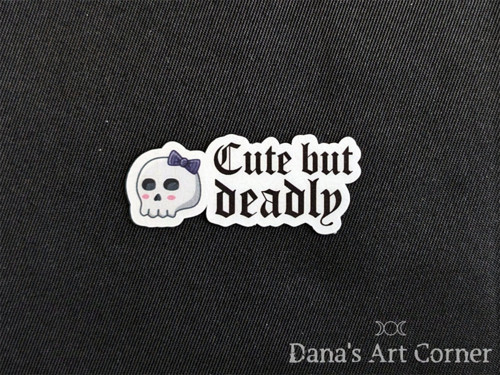 Samolepka Cute but deadly — foto 2