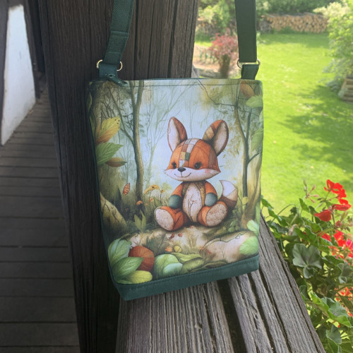 Lištička se zelenou - mini kabelka — foto 2