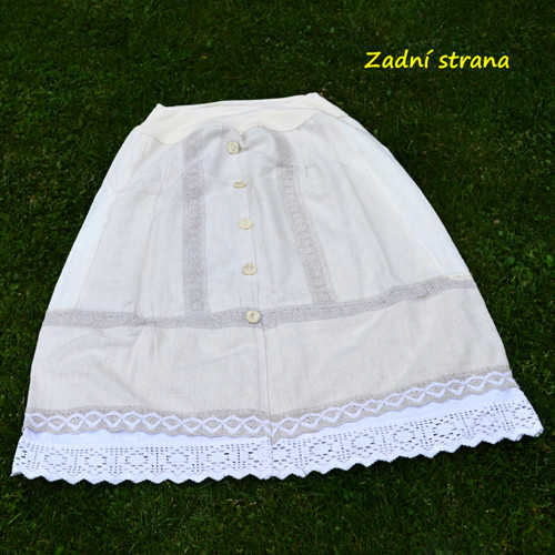 Lněná sukně 20964 P47 — foto 5